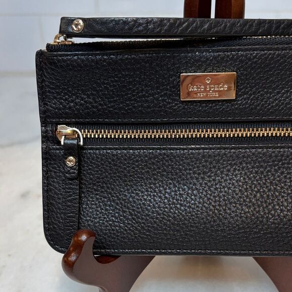 Kate Spade Pebbled Leather Clutch Wristlet - Picture 2 of 14